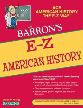 Paperback Barron's E-Z American History Book