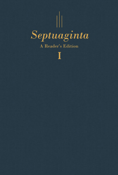 Hardcover Septuaginta: A Reader's Edition Book