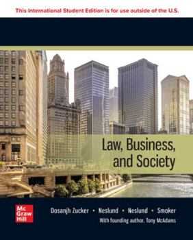 Paperback Law, Business and Society: 2024 Release ISE Book