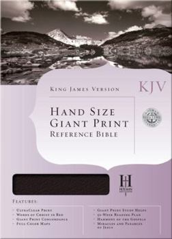 KJV Large Print Personal Size Reference Bible, Burgundy Bonded Leather