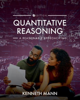 Paperback Quantitative Reasoning: A Reasonable Approach Book