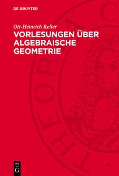 Hardcover Vorlesungen Über Algebraische Geometrie [German] Book