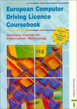 Paperback European Computer Driving License Coursebook Book