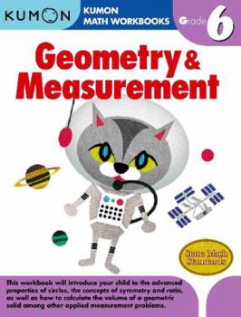 Paperback Kumon Grade 6 Geometry and Measurement Book