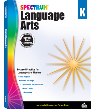 Paperback Spectrum Language Arts, Grade K Book