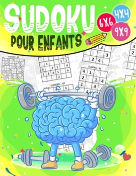 Paperback Sudoku pour enfants: niveau facile, moyen et difficile, avec instructions et solutions [French] Book