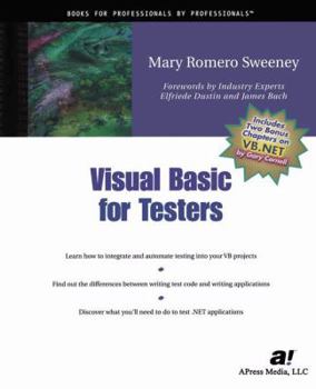 Paperback Visual Basic for Testers Book