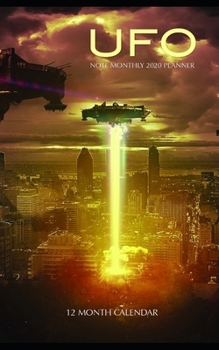 Ufo Note Monthly 2020 Planner 12 Month Calendar