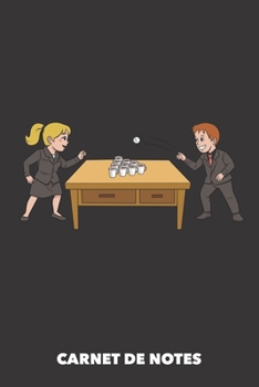 Paperback Carnet de Notes: Caf?-Pong A5 lign? - 120 pages pour amateurs de caf? (noir) [French] Book