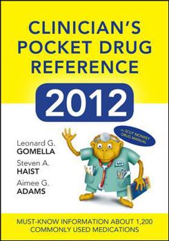 Paperback Clinician's Pocket Drug Reference Book