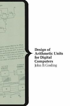 Paperback Design of Arithmetic Units for Digital Computers Book