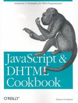 Paperback JavaScript and DHTML Cookbook Book