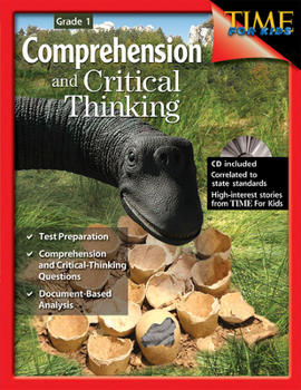 Paperback Comprehension and Critical Thinking Grade 1 [With CDROM] Book