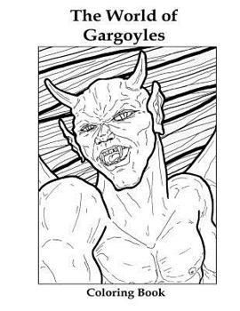 Paperback The World of Gargoyles: Coloring Book