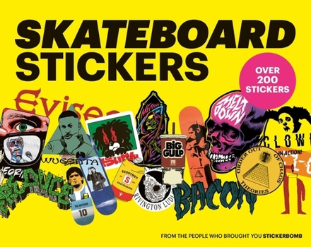Paperback Skateboard Stickers Book