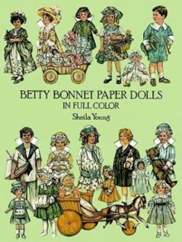 Paperback Betty Bonnet Paper Dolls in Full Color Book
