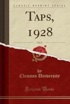 Paperback Taps, 1928, Vol. 21 (Classic Reprint) Book