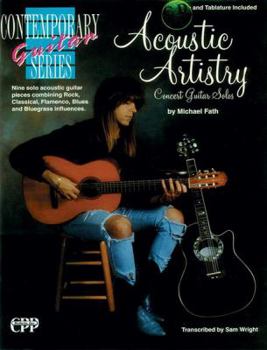 Paperback Acoustic Artistry: Concert Guitar Solos, Book & CD (Contemporary Guitar Series) Book