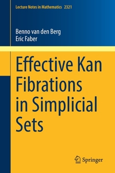 Paperback Effective Kan Fibrations in Simplicial Sets Book