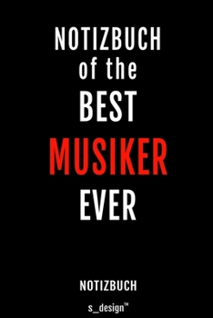 Paperback Notizbuch f?r Musiker: Originelle Geschenk-Idee [120 Seiten liniertes blanko Papier] [German] Book
