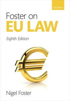 Paperback Foster on EU Law Book