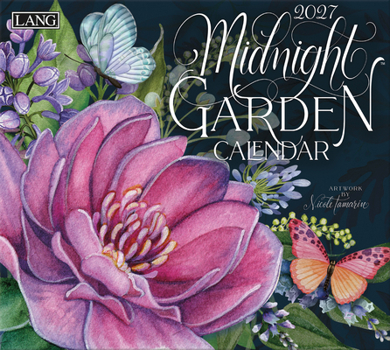 Misc. Midnight Garden 2027 Wall Calendar Book