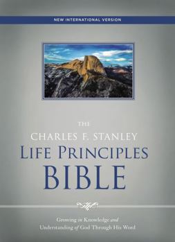 NIV, The Charles F. Stanley Life Principles Bible, Leathersoft, Black, Thumb Indexed: Holy Bible, New International Version