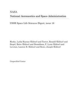 Paperback USSR Space Life Sciences Digest, Issue 16 Book