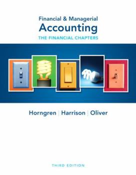 Paperback Financial & Managerial Accounting: The Financial Chapters Book