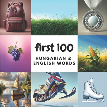 Paperback First 100 Hungarian & English Words Book