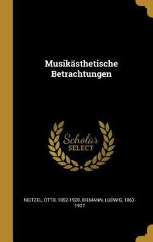 Hardcover Musikästhetische Betrachtungen [German] Book