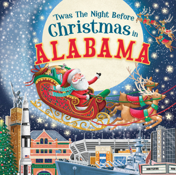 Hardcover 'Twas the Night Before Christmas in Alabama Book