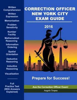 Paperback Correction Officer New York City Exam Guide Book