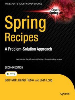 Paperback Spring Recipes: A Problem-Solution Approach Book