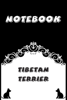 Paperback Tibetan Terrier Notebook: Black and White notebook, Decorative Journal for Tibetan Terrier Lover: Notebook /Journal Gift, Black and White,100 pa Book