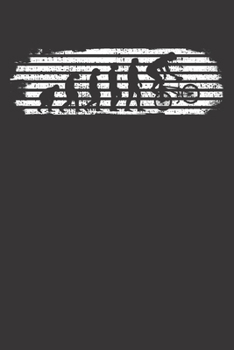 Paperback Notebook: BMX Bicycle Gift Funny Evolution Dot Grid 6x9 120 Pages Book