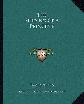 Paperback The Finding Of A Principle Book