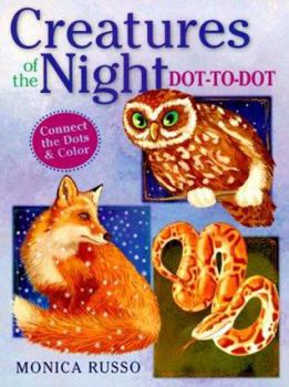 Paperback Creatures of the Night Dot-To-Dot Book