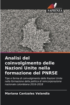 Paperback Analisi del coinvolgimento delle Nazioni Unite nella formazione del PNRSE [Italian] Book