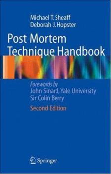 Hardcover Post Mortem Technique Handbook Book