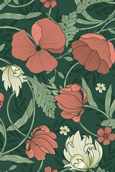 Notebook: 150 Thin-Lined Pages, Great for Students, Teachers, Professors, Dreamers, and Anyone Who Writes, Poppies in the Garden Cover