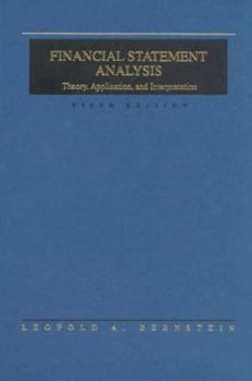 Hardcover Financial Statement Analysis: Theory, Application, and Interpretation (The Irwin Series in Undergraduate Accounting) Book