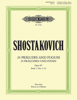 Paperback 24 Preludes and Fugues Op. 87 for Piano: Sheet Book
