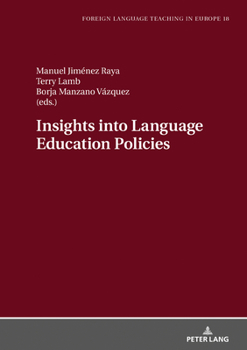 Hardcover Insights Into Language Education Policies Book