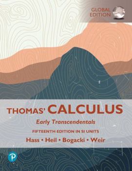 Paperback Thomas' Calculus: Early Transcendentals, Si Units Book