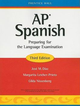 Paperback AP Spanish: Preparing for the Language Examination Book