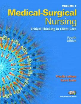 Hardcover Medical-Surgical Nursing, Volume 2: Critical Thinking in Client Care Book