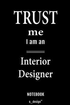 Notebook for Interior Designers / Interior Designer: awesome handy Note Book [120 blank lined ruled pages]