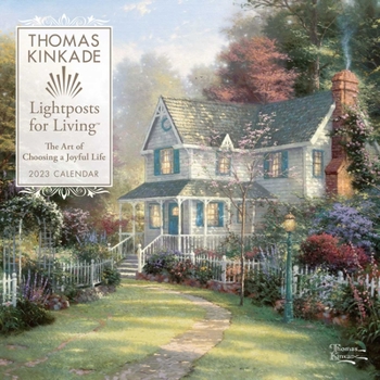 Calendar Thomas Kinkade Lightposts for Living 2023 Wall Calendar Book