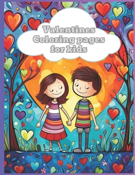 Paperback Valentines Day: Valentine's Day coloring book for children Book